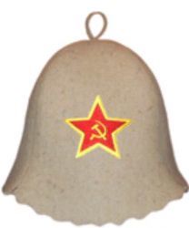 Шапка колпак 4-х клинка А11103(4)-056 с вышивкой "Звезда".